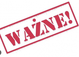 Ważna informacja!