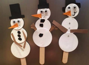 Z pomysłów Mamy, Taty i Dziecka - "Bałwankowa rodzina”